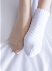 BoBoSocks袜啵啵 NO.080 小甜豆-帆布鞋、白棉袜、肉丝（花絮版）(73)
